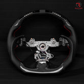 Revolve Carbon Fiber LED Steering Wheel for INFINITI 2007-2016 G37 QX50 Q60 G35 - revolvesteering